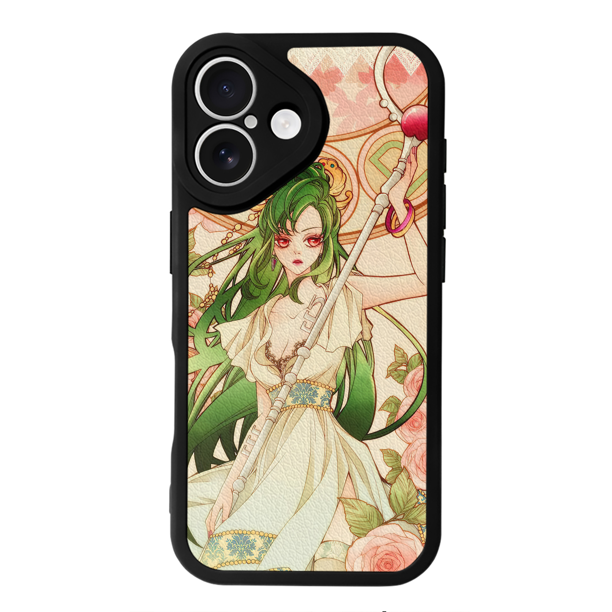 （画像用） 美少女戦士セーラームーン Sailor Moon 【iPhone 16シリーズ対応】シリコンスマホケース（レザー調） 材質：シリコン